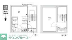 LEGALAND江古田 1階1Kの間取り