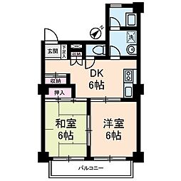 間取図画像 2DK