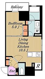 RESIDIA荻窪3 1LDKの間取図画像