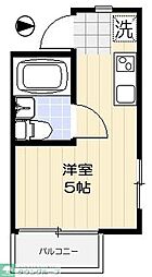 カームステージ沼袋 ワンルームの間取図画像