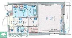 パティーナ新宿下落合 1Kの間取図画像