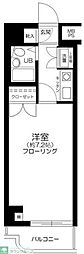 パレ・ドール豊玉北 1Kの間取図画像