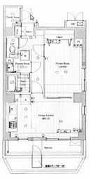 BELLGRADE 1LDKの間取図画像