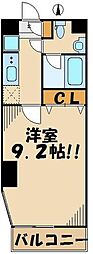 プレール・ドゥーク永福町 1Kの間取図画像