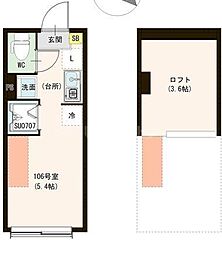 間取図画像 ワンルーム