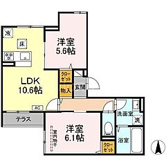 物件の間取り