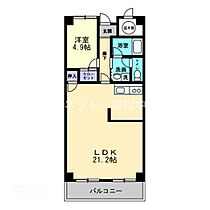 アーバン茜 603 ｜ 香川県高松市茜町2-40（賃貸マンション1LDK・6階・70.02㎡） その2