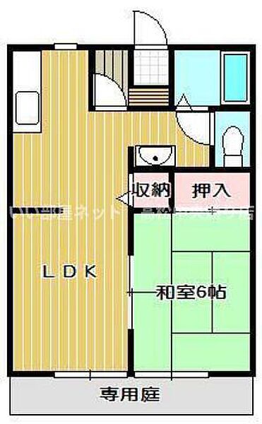 上吉田コロジータウンB棟 B101｜香川県善通寺市上吉田町(賃貸アパート1LDK・1階・40.92㎡)の写真 その2