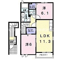 ハーモニー4 202 ｜ 香川県仲多度郡まんのう町四條794番地（賃貸アパート2LDK・2階・57.58㎡） その2