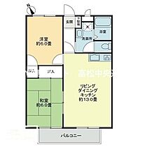 フォブール勅使B B202 ｜ 香川県高松市勅使町52-1（賃貸アパート2LDK・2階・52.17㎡） その2