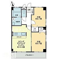 フィネス佐古 301 ｜ 香川県高松市林町1535（賃貸アパート2LDK・3階・52.12㎡） その2