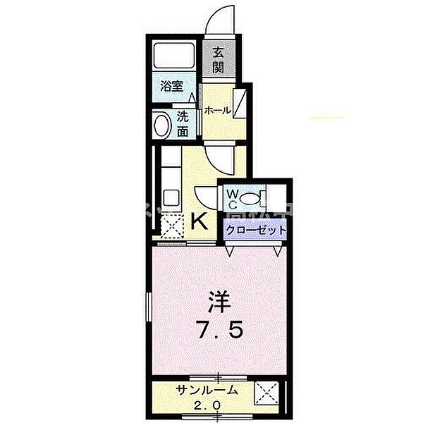 シャイン・ヴィレッジＢ 102｜香川県善通寺市原田町(賃貸アパート1K・1階・30.79㎡)の写真 その2