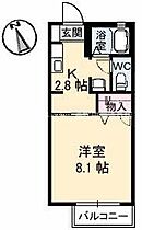 グランデージ1 203 ｜ 香川県高松市香川町大野（賃貸アパート1K・2階・26.61㎡） その2