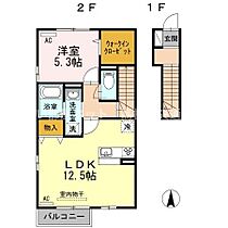 ZEFIRO 205 ｜ 香川県高松市高松町（賃貸アパート1LDK・2階・51.13㎡） その2