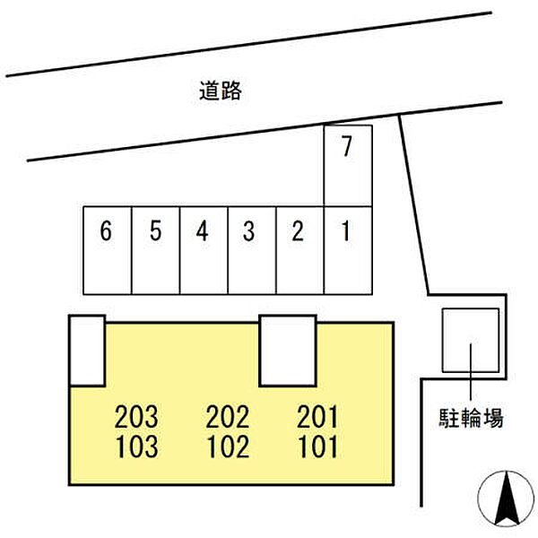 サンタウン鬼無 102｜香川県高松市鬼無町是竹(賃貸アパート3DK・1階・53.60㎡)の写真 その3