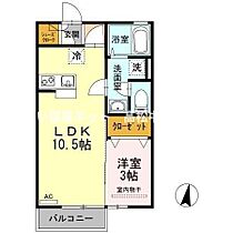 プリマヴェーラ・Ｙ 203 ｜ 香川県高松市春日町（賃貸アパート1LDK・2階・33.39㎡） その2