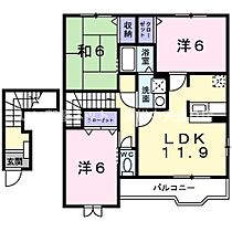 ベル・ソレイユＣ 202 ｜ 香川県丸亀市飯野町東分942番地1（賃貸アパート3LDK・2階・69.50㎡） その2