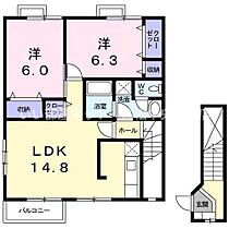 ラフィネ・Ｓ　Ａ 201 ｜ 香川県観音寺市池之尻町441番地1（賃貸アパート2LDK・2階・65.07㎡） その2