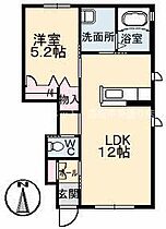 シャーメゾンM A棟 101 ｜ 香川県高松市木太町（賃貸アパート1LDK・1階・41.57㎡） その2