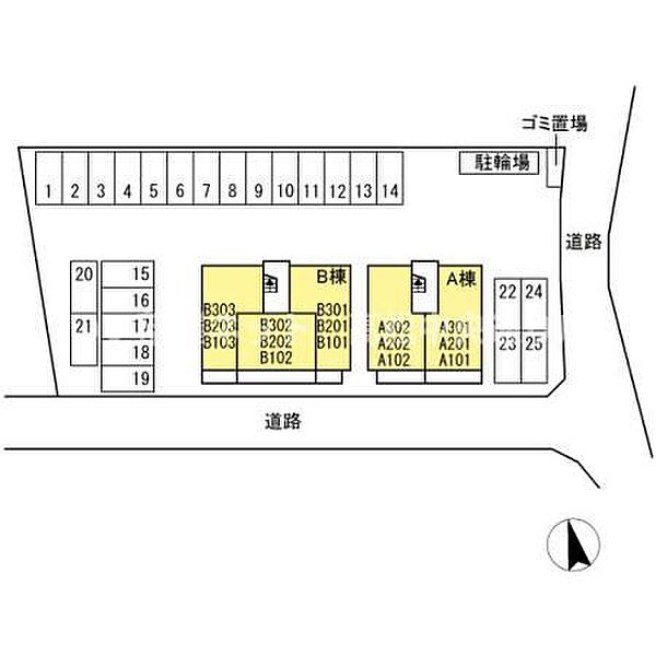 ドヌール・エスパース A棟 201｜香川県高松市春日町(賃貸アパート2LDK・2階・49.21㎡)の写真 その25