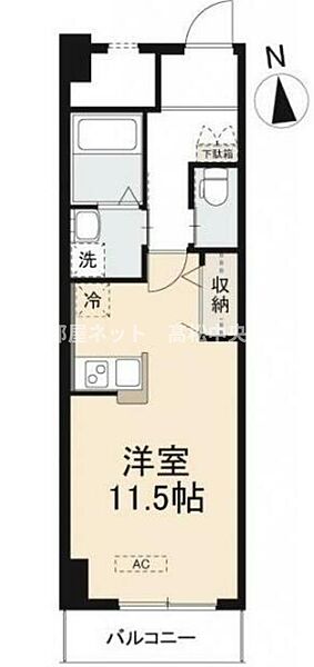 サムティ栗林公園北 402｜香川県高松市中野町(賃貸マンション1R・4階・30.49㎡)の写真 その2