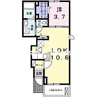 DOLCEVITA 105 ｜ 香川県丸亀市飯野町東分932-4（賃貸アパート1LDK・1階・37.57㎡） その2