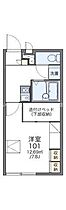 レオパレスハーモニー 204 ｜ 香川県丸亀市柞原町（賃貸アパート1K・2階・21.81㎡） その2