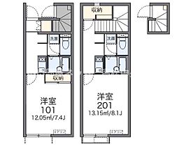 レオネクスト旭町 101 ｜ 香川県坂出市旭町2丁目（賃貸アパート1K・1階・23.61㎡） その2