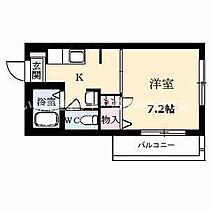 ファミール2002 302 ｜ 香川県高松市林町（賃貸アパート1K・3階・25.20㎡） その2