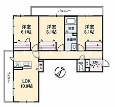 シャーメゾン宇多津 D棟 305 ｜ 香川県綾歌郡宇多津町（賃貸マンション3LDK・3階・74.26㎡） その2