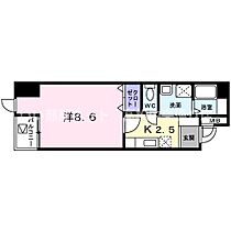 グレース栗林 603 ｜ 香川県高松市栗林町1丁目5番12号（賃貸マンション1K・6階・31.37㎡） その2