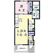 カーサ・フィオーレＥ 102 ｜ 香川県丸亀市川西町南1036番地3（賃貸アパート1LDK・1階・37.76㎡） その2