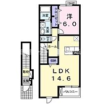 ニューファイン・パラッツオ 202 ｜ 香川県坂出市府中町971番地6（賃貸アパート1LDK・2階・53.60㎡） その2