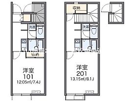 レオネクストグロワール 108 ｜ 香川県坂出市旭町3丁目（賃貸アパート1K・1階・23.61㎡） その2