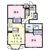 プリムローズガーデン 104 ｜ 香川県丸亀市垂水町963番地1（賃貸アパート2LDK・1階・55.97㎡） その2