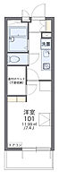 レオパレスアステック 107 ｜ 香川県高松市松福町1丁目（賃貸マンション1K・1階・20.81㎡） その2