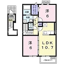 ディアコート 203 ｜ 香川県東かがわ市白鳥817番地1（賃貸アパート2LDK・2階・56.59㎡） その2