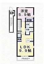 コモド・カーサII 201 ｜ 香川県綾歌郡宇多津町浜七番丁105番地2（賃貸アパート1LDK・2階・41.98㎡） その2