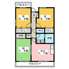 物件の間取り