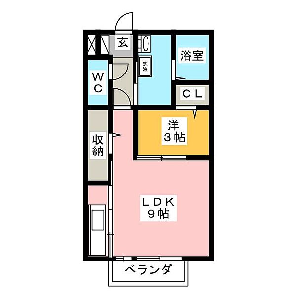 アドミラーブル ｜静岡県駿東郡長泉町下土狩(賃貸アパート1LDK・2階・37.53㎡)の写真 その2