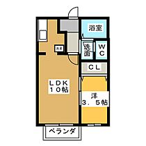 シャーメゾン中山  ｜ 静岡県御殿場市中山（賃貸アパート1LDK・2階・35.00㎡） その2