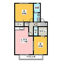 パストラルＫ－1  ｜ 静岡県三島市若松町（賃貸アパート2LDK・2階・59.58㎡） その2