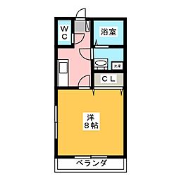 間取図画像 1K