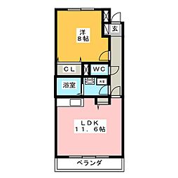 間取図画像 1LDK