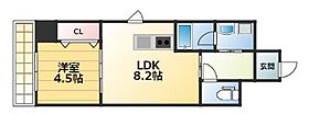 グランドシャルドン 605 ｜ 福岡県久留米市中央町38-20（賃貸マンション1LDK・6階・33.67㎡） その2