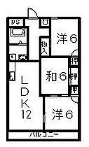 ライブタウン津福B棟 306 ｜ 福岡県久留米市津福今町404-18（賃貸マンション3LDK・3階・66.08㎡） その2