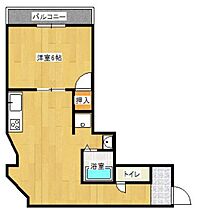 アサヒ六ツ門 401 ｜ 福岡県久留米市原古賀町29-33（賃貸マンション1DK・4階・30.00㎡） その2