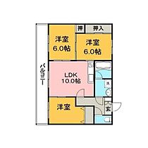 レジデンス亜依I  ｜ 福岡県久留米市白山町565-2（賃貸マンション3LDK・3階・60.00㎡） その2