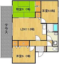 福岡県久留米市西町274-1（賃貸アパート3LDK・1階・65.00㎡） その2