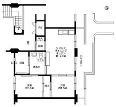 ビレッジハウス甘木一木3号棟 104〇 ｜ 福岡県朝倉市一木905-1（賃貸マンション2LDK・1階・52.55㎡） その2